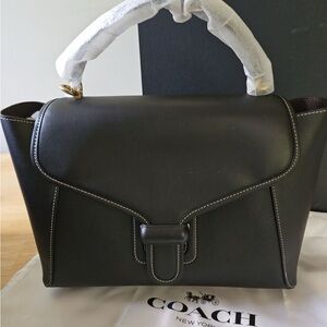 Coach bag genuine black leather